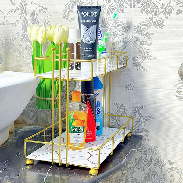 2-Tier Luxury Vanity Storage by Matrix